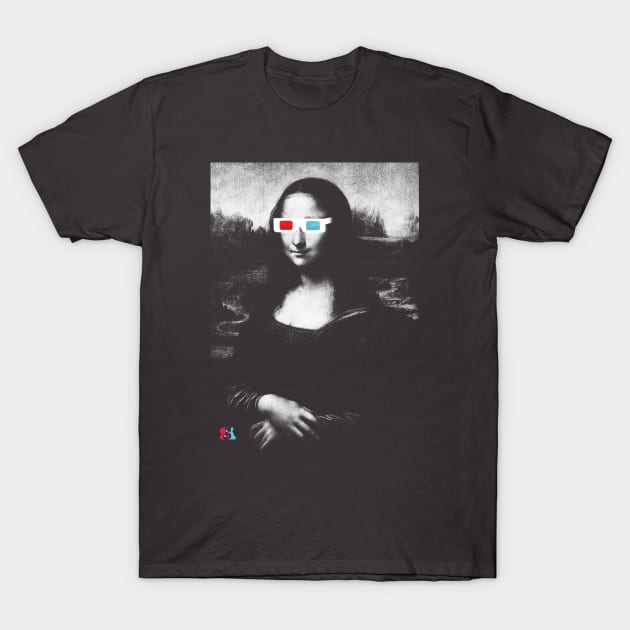 3D Mona T-Shirt by ShelbyAbbott